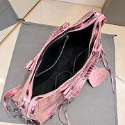 Balenciaga Medium Le City tote bag shiny pink - 5