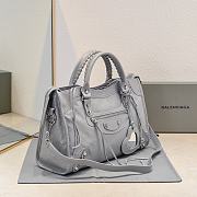 Balenciaga Medium Le City tote bag gray - 4