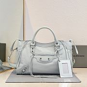 Balenciaga Medium Le City tote bag light blue - 1