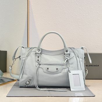 Balenciaga Medium Le City tote bag light blue