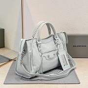 Balenciaga Medium Le City tote bag light blue - 2