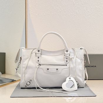 Balenciaga Medium Le City tote bag white