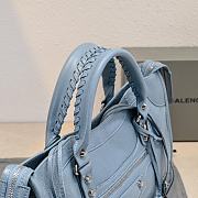 Balenciaga Medium Le City tote bag blue - 6