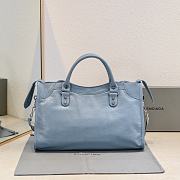 Balenciaga Medium Le City tote bag blue - 2