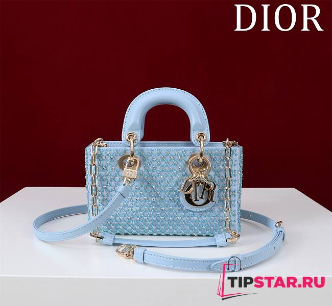 Dior Lady D-Joy Micro Bag Celestial Blue - 1