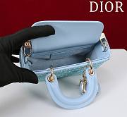 Dior Lady D-Joy Micro Bag Celestial Blue - 5