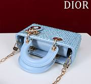 Dior Lady D-Joy Micro Bag Celestial Blue - 3