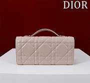 Dior Top handle Supple Calfskin Cannage Caro Wallet Beige - 3