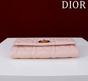 Dior Top handle Supple Calfskin Cannage Caro Wallet Pink - 6