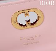 Dior Top handle Supple Calfskin Cannage Caro Wallet Pink - 2