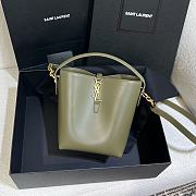 Ysl LE 37 small in shiny leather green - 1