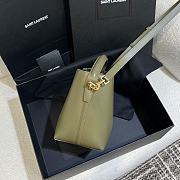 Ysl LE 37 small in shiny leather green - 4