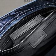 Balenciaga Medium Le City tote bag shiny blue - 2