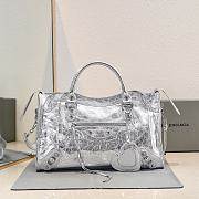 Balenciaga Medium Le City tote bag silver - 1