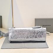 Balenciaga Medium Le City tote bag silver - 3