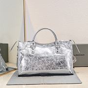 Balenciaga Medium Le City tote bag silver - 2