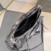 Balenciaga Medium Le City tote bag shiny gray - 2