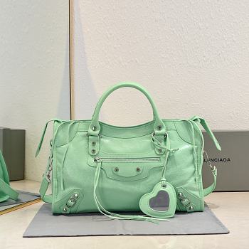 Balenciaga Medium Le City tote bag green