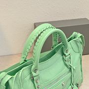 Balenciaga Medium Le City tote bag green - 3