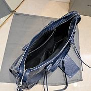 Balenciaga Medium Le City tote bag dark blue - 6