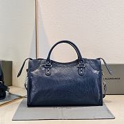 Balenciaga Medium Le City tote bag dark blue - 4