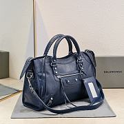 Balenciaga Medium Le City tote bag dark blue - 3