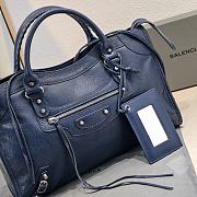 Balenciaga Medium Le City tote bag dark blue - 2