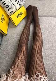 Fendi Tights Brown stockings - 1