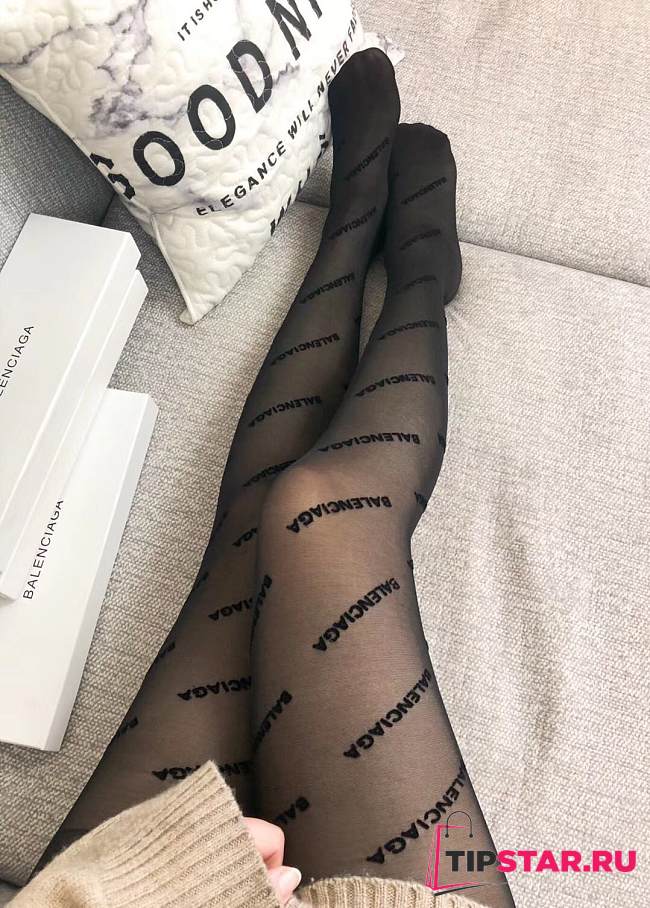 Balenciaga Tights Black stockings 01 - 1