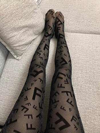 Fendi Tights Black stockings 01