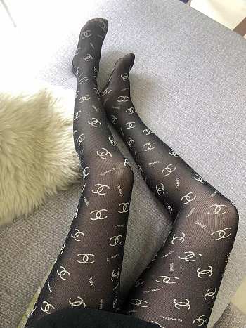 Chanel Tights Black stockings