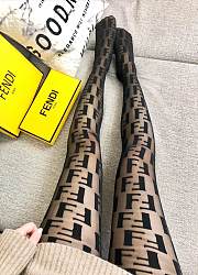 Fendi Tights Black nylon stockings - 1