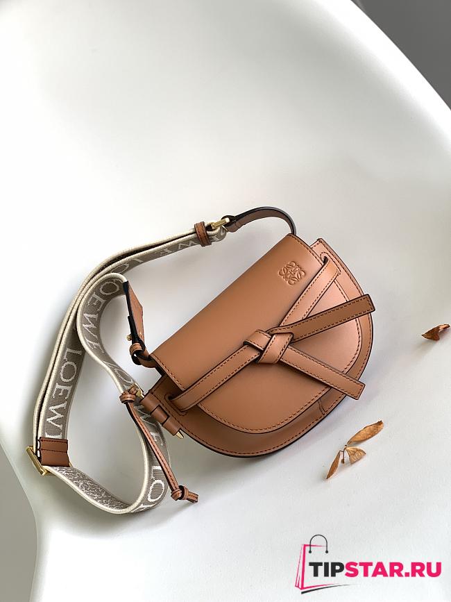 Loewe Mini Gate Bag In Brown - 1