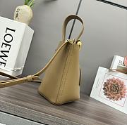 Loewe Mini Pebble Bucket Anagram Brown - 3