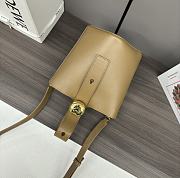 Loewe Mini Pebble Bucket Anagram Brown - 2