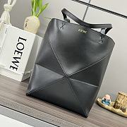 Loewe Puzzle Fold Tote bag in black - 1