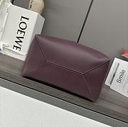 Loewe Puzzle Fold Tote bag in burgundy - 5