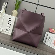 Loewe Puzzle Fold Tote bag in burgundy - 2