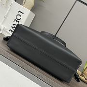 Loewe Large Flamenco clutch in nappa calfskin black - 3