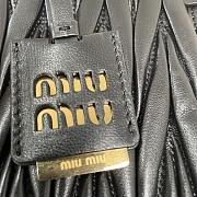 Miumiu Matelassé nappa leather tote-bag black - 3