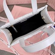 Miumiu Matelassé nappa leather tote-bag white - 6