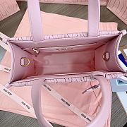 Miumiu Matelassé nappa leather tote-bag pink - 5