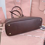 Miumiu Aventure nappa leather bag burgundy - 4