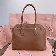 Miumiu Aventure nappa leather bag brown - 3