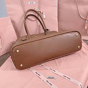 Miumiu Aventure nappa leather bag brown - 2