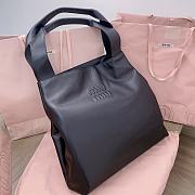 Miumiu Hobo Bag Re-Nylon Size 39x38.5x11 cm black - 5