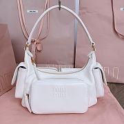 Miumiu Nappa leather Pocket bag in white - 1