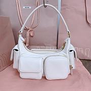 Miumiu Nappa leather Pocket bag in white - 5