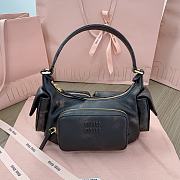 Miumiu Nappa leather Pocket bag in black - 1