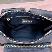 Miumiu Nappa leather Pocket bag in black - 6